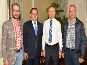 VALİ ALTIPARMAK YENİ BAŞKANI KABUL ETTİ