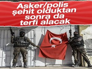 Erdoğan: Terfiler şehitlerimizin gıyabında devam edecek