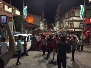 İspir'de terör tepkisi