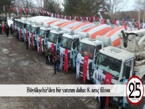 Büyükşehir'den bir yatırım daha: 8. araç filosu