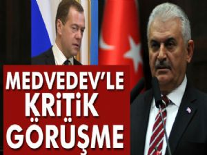 Başbakan Yıldırım, Rusya Federasyonu Başbakanı Medmedev'le görüştü
