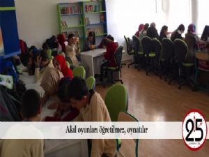 Akıl oyunları öğretilmez, oynatılır