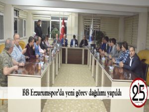 BB Erzurumspor'da yeni görev dağılımı yapıldı