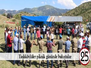 Taşlıköylüler piknik gününde buluştular