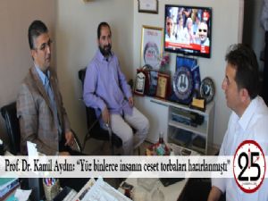 Prof. Dr. Kamil Aydın: "Yüz binlerce insanın ceset torbaları hazırlanmıştı"
