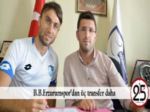 B.B.Erzurumspor'dan üç transfer daha