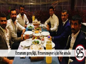 Erzurum gençliği, Erzurumspor için bir arada