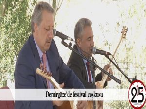 Demirgöze'de festival coşkusu