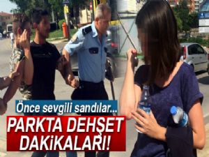 Bursa'da parkta dehşet dakikaları