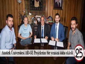 Atatürk Üniversitesi AR-GE Projelerine bir yenisini daha ekledi