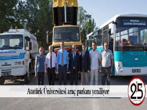 Atatürk Üniversitesi araç parkını yeniliyor