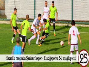 Hazırlık maçında Şanlıurfaspor - Elazığspor'u 2-0 mağlup etti