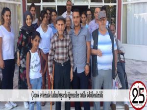 Çocuk evlerinde kalan başarılı öğrenciler tatille ödüllendirildi