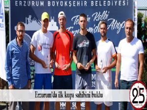 Erzurum'da ilk kupa sahibini buldu