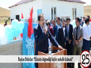 Başkan Bulutlar: "Elimizin değmediği hiçbir mahalle kalmadı"
