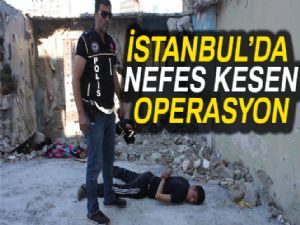 İstanbul'da "helikopter destekli" narkotik uygulaması