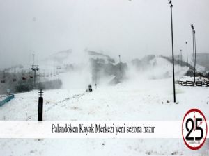 Palandöken Kayak Merkezi yeni sezona hazır