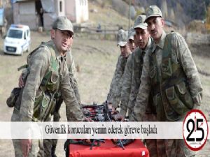 Güvenlik korucuları yemin ederek göreve başladı