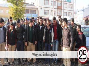 90 öğrenci ihale mağduru