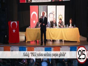 Akdağ: "PKK yerlere serilmiş paspas gibidir"