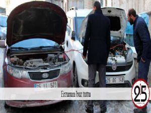 Erzurum buz tuttu