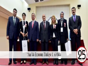 'Anı'da Erzurum Türkiye 1. si Oldu