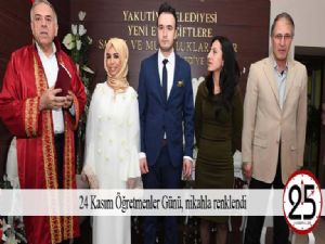 24 Kasım Öğretmenler Günü, nikahla renklendi