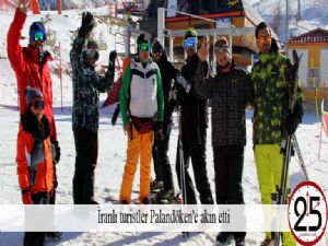 İranlı turistler Palandöken'e akın etti