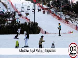 Palandöken Kayak Merkezi yılbaşına hazır