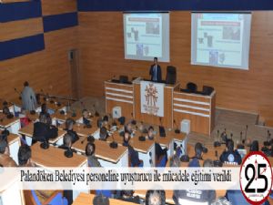 Palandöken Belediyesi personeline uyuşturucu ile mücadele eğitimi verildi