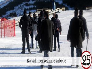 Kayak merkezinde arbede