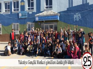 Yakutiye Gençlik Merkezi gönüllere damla gibi düştü