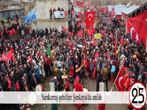 Sarıkamış şehitleri Şenkaya'da anıldı