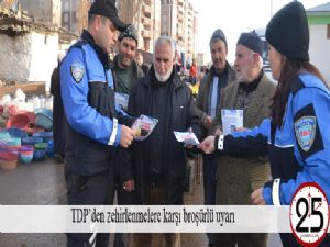 TDP'den zehirlenmelere karşı broşürlü uyarı