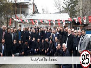 Karataş'tan Oltu çıkarması