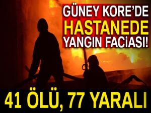 Güney Korede hastanede yangın: 41 ölü, 77 yaralı