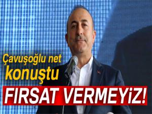 Bakan Çavuşoğlu: 'YPG/PKKyı korumak için gelmek isteyenlere fırsat vermeyiz'