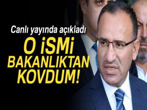 Bekir Bozdağ, Kati Piriyi kovmuş