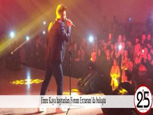 Emre Kaya hayranları Forum Erzurumda buluştu