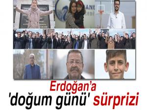 Erdoğana 'doğum günü' sürprizi