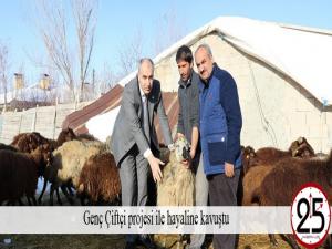 Genç Çiftçi projesi ile hayaline kavuştu