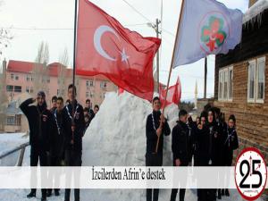 İzcilerden Afrine destek