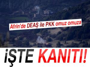 Afrinde DEAŞ ile PKK omuz omuza