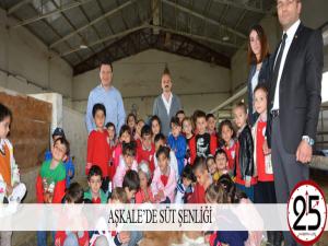 Aşkalede süt şenliği