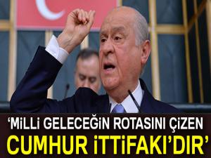 Bahçeli: 'Milli geleceğin rotasını çizen Cumhur İttifakıdır'