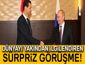 Putin ve Esad Suriyeyi görüştü