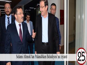 Selami Altınoktan Palandöken Belediyesine ziyaret