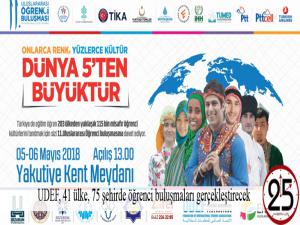 UDEF, 41 ülke, 75 şehirde öğrenci buluşmaları gerçekleştirecek