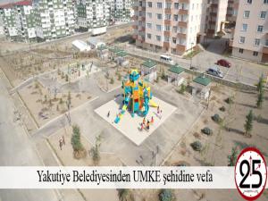 Yakutiye Belediyesinden UMKE şehidine vefa