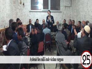 Aydemirden milli irade vicdanı vurgusu